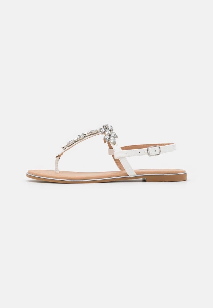 Sandale ANNA FIELD Anna Field T-bar Sandals Blanche Femme | WTB-8079338